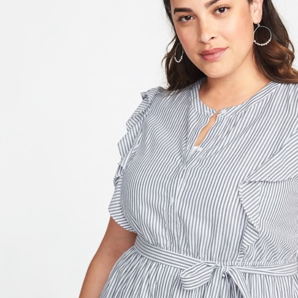 BNWT Old Navy sz 3 Tie Belt No Peek Shirt Dress!! - Picture 3 of 3